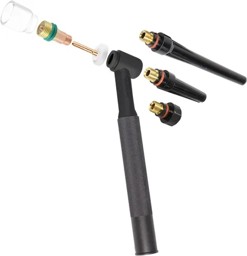 Miniatura 9 de Kit de 31 piezas de lente de gas TIG de soldadura con copa de vidrio 4# 5# 6# 7# 8# 10# 12# para WP-17/18/26