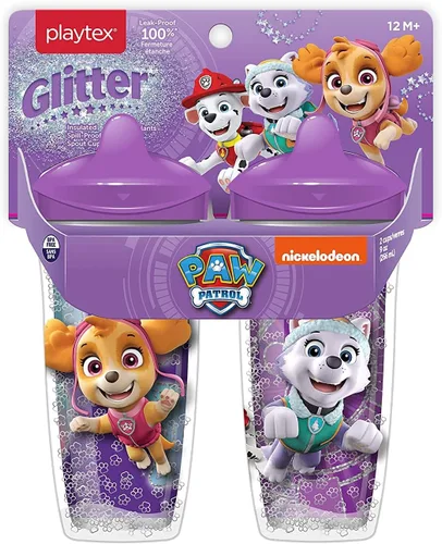 Miniatura 9 de Playtex Baby Sipsters - Vaso para sorber de boquilla dura para más de 12 meses, 9 onzas (2 unidades), diseño de ancla azul y velero, botella de agua