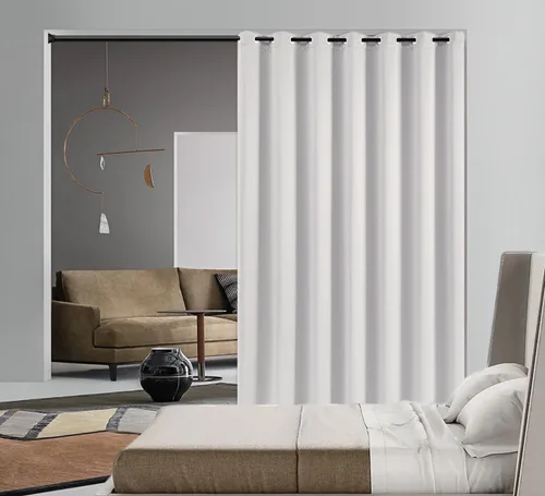 Miniatura 84 de PI Cortinas opacas para dormitorio, tratamiento de ventana con aislamiento térmico de anillo superior, cortinas oscurecedoras de habitación