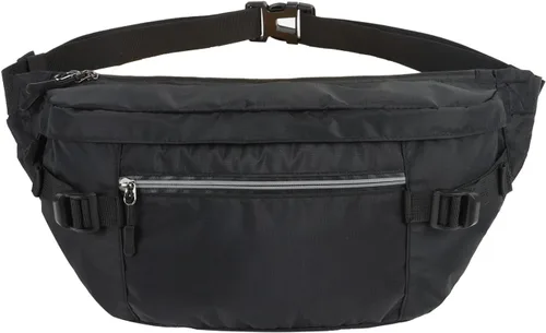 TITILT Riñonera cruzada de talla grande para mujeres y hombres, bolsa grande impermeable para deportes, viajes, entrenamiento, ciclismo, senderismo,