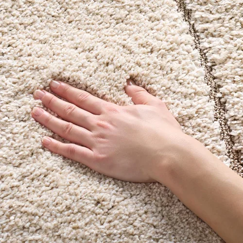 Miniatura 7 de SAFAVIEH Colección Florida Shag - Alfombra de acento de 2'3" x 4', color crema y beige, sin desprendimiento y de fácil cuidado, 1.2 pulgadas