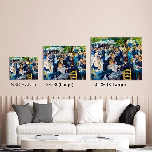 Miniatura 483 de A&T ARTWORK Campo de trigo con cipreses de Van Gogh Las reproducciones de arte clásico mundial, impresiones en lienzo giclée para decoración