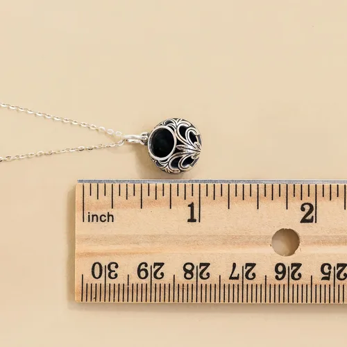 Miniatura 21 de Bottled Up Designs Handmade Vintage Lace Necklace, Recycled Vintage Bottle Glass, Sterling Silver, Eco Friendly, Made in USA, Birthday Gifts