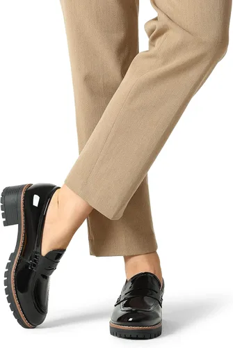 Miniatura 6 de DREAM PAIRS Womens Loafers, Slip On Platform Chunky Penny Heeled Loafers for Women Dressy and Work, Womens Business Casual Shoes