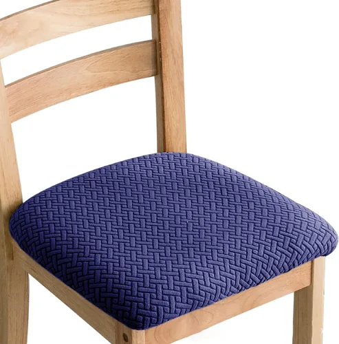 Miniatura 10 de Fundas elásticas para sillas de comedor, fundas protectoras extraíbles para sillas de cocina, fundas protectoras para comedor, hotel Gris y verde