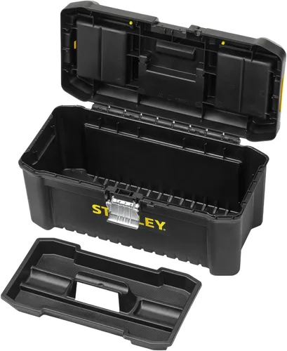 Miniatura 8 de STANLEY Caja de herramientas esenciales (16 pulgadas), solución de almacenamiento duradera con bandeja extraíble y organizadores