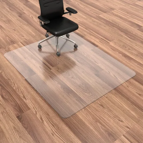 Miniatura 12 de Tapete para silla de oficina para alfombra de pelo bajo, 48 x 36 pulgadas, tapete transparente para silla de escritorio de oficina para suelos