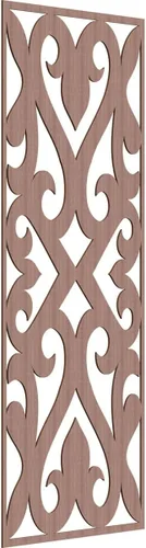 Miniatura 117 de Keene Paneles de pared decorativos de madera con calado, 9 3/8 pulgadas de ancho x 24 3/8 pulgadas de alto x 1/4 de alto, abedul
