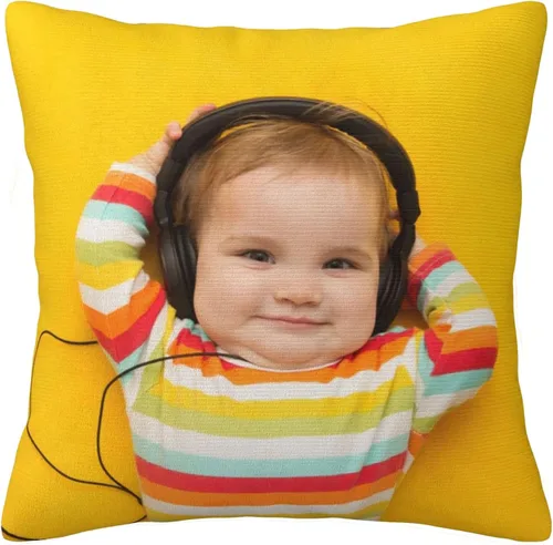 Funda de almohada personalizada, almohada de fotos de amor, diseño personalizado de fotos o texto, regalos personalizados para cualquier imagen (12