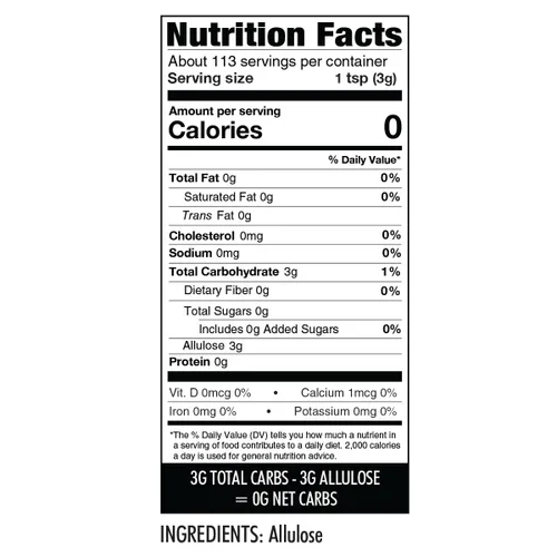 Miniatura 3 de Wholesome Yum Edulcorante de Alulosa en Polvo - Sustituto Natural de Azúcar en Polvo Keto - Sin OGM, Cero Carbohidratos, 0 Calorías, Sin Azúcar, Sin