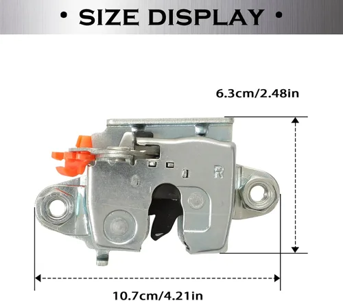 Miniatura 2 de Cerradura de pestillo de puerta trasera compatible con Toyota Tundra (2000-2006) Actuador de pestillo de bloqueo TTailgate izquierdo y derecho