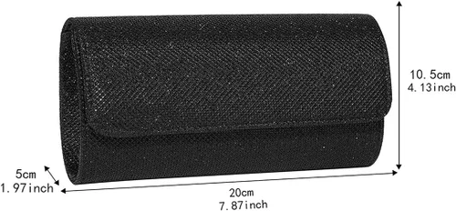 Miniatura 4 de Bolsos de noche y embragues para mujer, bolso de mano para mujer, boda, fiesta, graduación, bolso de hombro cruzado Wedding, Party, Prom, Clutch