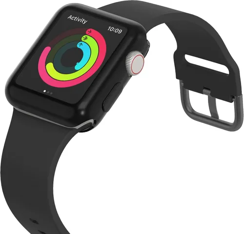 Miniatura 6 de Paquete de 2 fundas compatibles con Apple Watch de 1.496 pulgadas (1.496 in), protector de pantalla de poliuretano termoplástico (TPU), funda