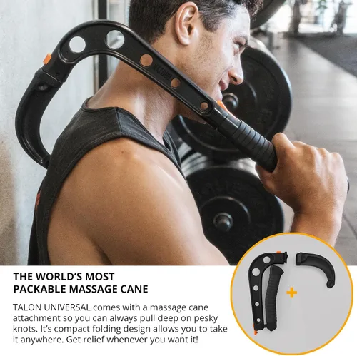 Miniatura 5 de Brazyn Soporte universal para pistola de masaje Talon 2.0 + bastón de masaje. Brazo de extensión con soporte para tu masajeador de percusión.