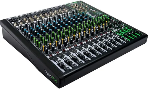 Miniatura 2 de Mackie ProFX16v3 Mezclador de efectos profesionales de 16 canales con paquete USB con auriculares Tascam cerrados Pro y estuche rígido Deco Gear