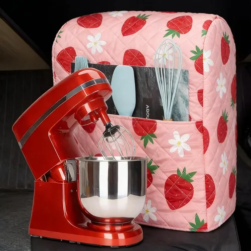 Miniatura 13 de KitchenAid - Funda para batidora, soporte de cocina compatible con mezcladores KitchenAid Hamilton de 5 a 8 cuartos de galón, funda acolchada
