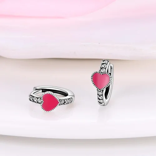 Miniatura 4 de Aretes para mujer, de plata 925, hipoalergénicos, para aniversario, regalo para mujer