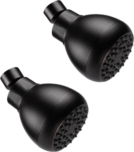 Miniatura 9 de Aisoso Cabezal de ducha de alta presión de 3 pulgadas, antifugas, antiobstrucción, alcachofa de ducha fija cromada con junta de bola giratoria