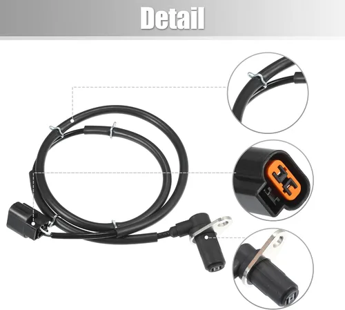 Miniatura 5 de uxcell Sensor de velocidad ABS delantero derecho para MITSUBISHI PAJERO III para PAJERO III para MITSUBISHI PAJERO IV No.MR407269/MR569412/4670A190