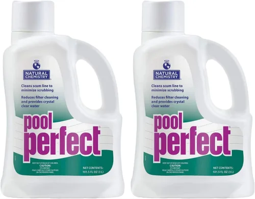 Miniatura 4 de Natural Chemistry Pool Perfect, 2 L, 1 paquete, limpiador de piscina para eliminar contaminantes, desechos y otros residuos