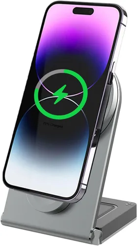 Miniatura 7 de Estación de carga inalámbrica 3 en 1 para iPhone 17 16e 16 15 14 13 12 11 Pro Max, Apple Watch 10 9 8 7 6 5 4 3 2 SE Ultra, AirPods 4 3 Pro, soporte