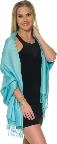 Miniatura 10 de Pashminas, chales y mantones para usar con vestidos de noche y en bodas, grandes y suaves