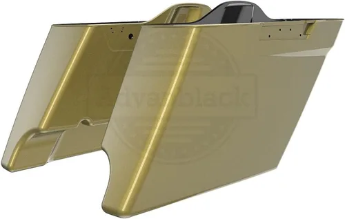 Miniatura 50 de Alforjas de motocicleta aptas para Harley Touring FLH 2014+ - Whisky ámbar, accesorios de perillas, bolsas rígidas estiradas