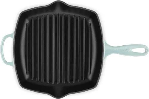Miniatura 4 de Le Creuset Sartén cuadrada Signature de hierro fundido esmaltado, 10.25 pulgadas, sal marina
