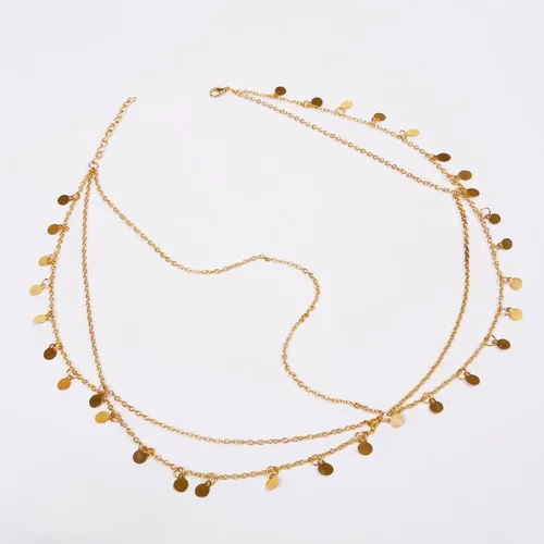 Miniatura 7 de WOVOWOVO Diadema dorada para la cabeza para mujeres y niñas, disfraz de diosa, lentejuelas, accesorios para el cabello, festival de Halloween indio