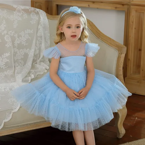 Miniatura 6 de Nileafes Vestidos de princesa para niña de flores vestido de fiesta de cumpleaños