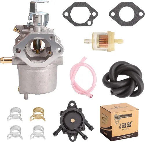 Miniatura 9 de 10L0L Carburador de golf Kit de bomba de combustible para 1998-UP Club Car DS Precedent Turf Carryall FE290 Kawasaki Motores Carb 101805601