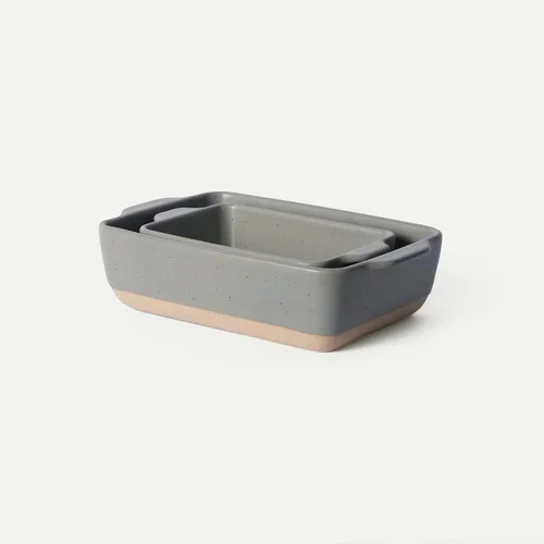 Miniatura 11 de Mora - Plato para hornear de porcelana profunda, 9 x 13 pulgadas, apto para horno a mesa, congelador Earl Grey