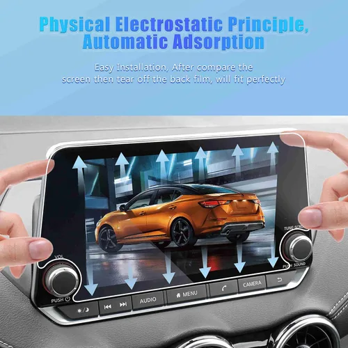 Miniatura 5 de GFJNFG 2025 Sentra Protector de pantalla para Nissan Sentra 2020-2023 2024 2025 Protector de pantalla de 8 pulgadas para Nissan Sentra SR SV