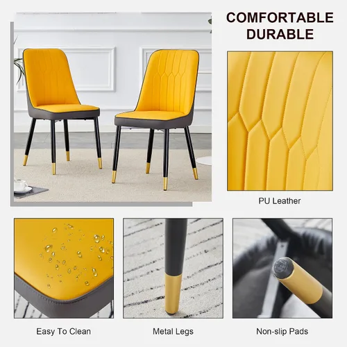 Miniatura 5 de Sillas De Comedor Juego de 2 Sillas De Comedor Sillas De Comedor - Juego de 2 Sillas De Comedor Sillas De Comedor Sillas De Comedor Sillas De