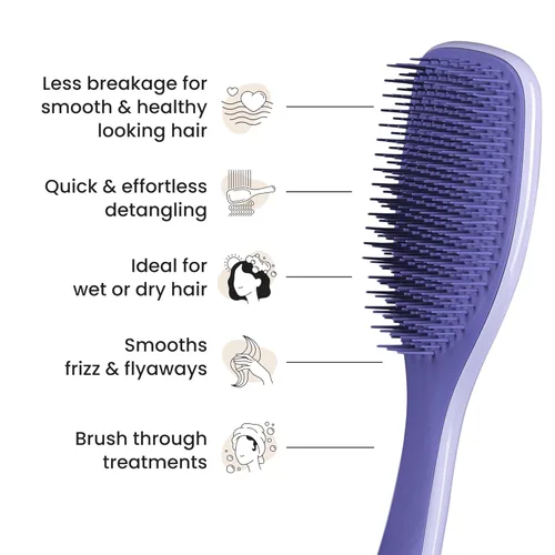 Miniatura 4 de Tangle Teezer Cepillo desenredante definitivo para cabello húmedo y seco, elimina nudos y reduce la rotura para todo tipo de cabello, exclusivo