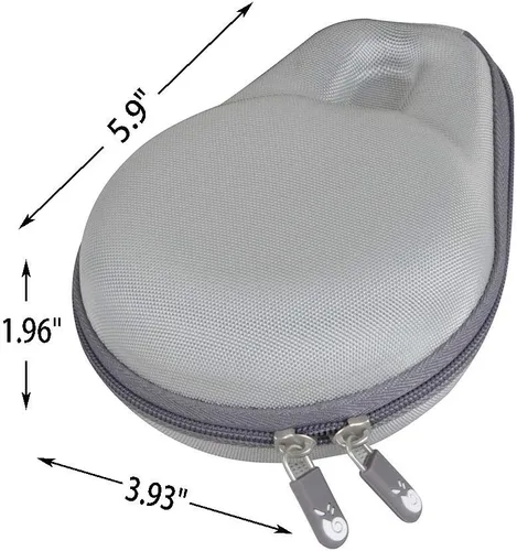 Miniatura 6 de Hermitshell Estuche de viaje compatible con JBL Clip 3 Altavoz Bluetooth inalámbrico portátil impermeable (gris)