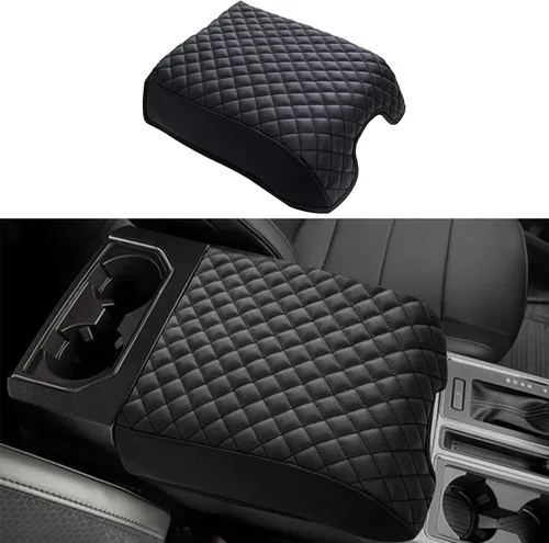 Miniatura 8 de Funda para reposabrazos adecuada para Ford F150 2015-2023, para Ford F250 F350 2017-2023 con asiento de salto 40/20/40, consola central, alfombrilla