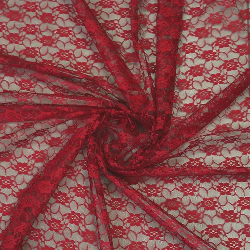 Miniatura 3 de MDS® Paquete de 5 telas de encaje de 44 pulgadas de ancho, patrón floral suave Rachelle ribete de encaje, material multiusos para costura