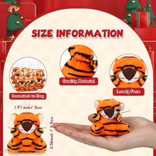 Miniatura 2 de Shappy 50 piezas de mini juguetes de peluche pequeños de animales pequeños a granel, lindos llaveros de peluche para regalo, fiesta, premio