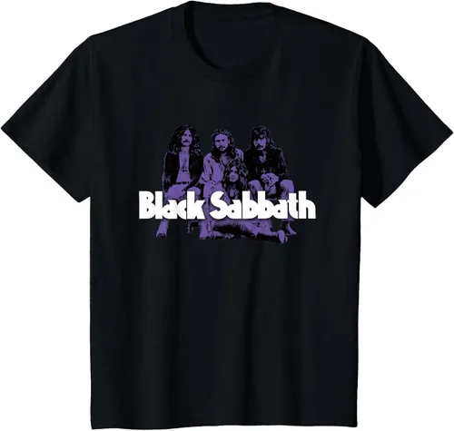 Miniatura 4 de Camiseta oficial de Black Sabbath Purple Photo, Negro