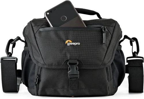 Miniatura 10 de Lowepro LP37121, Bolso para cámara Nova 170 AW II, Compatible con DSLR con lente de 24-105mm acoplada, dron fotográfico compacto, 1-2 lentes