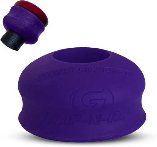 Miniatura 8 de Anillo de estrangulamiento de Grip-N-Rip para bate de béisbol/sóftbol con empuñadura de botón y apilable para un ajuste personalizado y comodidad