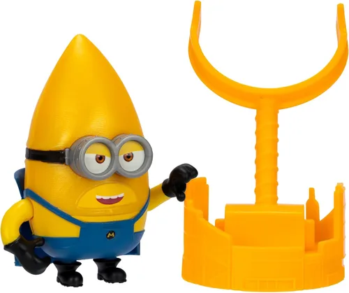 Miniatura 8 de Minions Despicable ME 4 Speed Burst Mega Dave Figura de acción Tira de atrás al Mega Dave para una explosión de velocidad Colecciona todas las 5