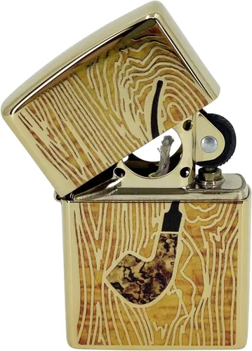 Miniatura 2 de Zippo Encendedor de tubería: tubo de fusión - latón pulido alto 78213