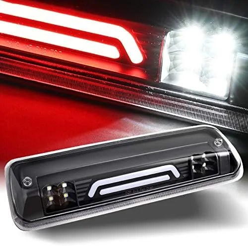 Miniatura 2 de Repuesto para Ford F150 F-150 2004 - 2008 / 2004 - 2008 Ford Lobo / Lincoln Mark LT rojo/blanco LED humo lente alta montaje tercera luz de freno