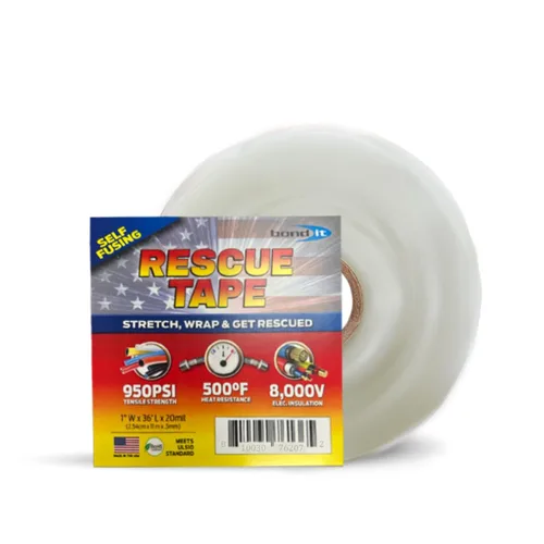 Miniatura 12 de Bond It Cinta de rescate, de silicona autofusionable para emergencias de fontanería, reparación de tuberías y mangueras, aislamiento eléctrico