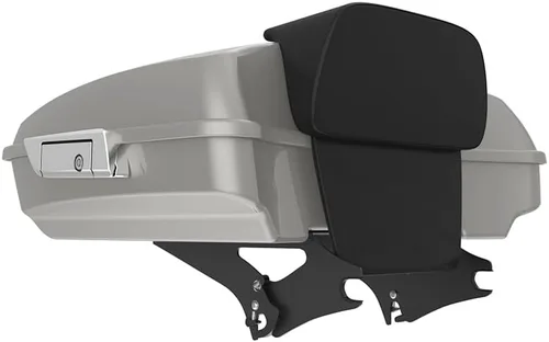 Miniatura 224 de King Tour Pack para Harley Alpine Green, cierre de paquete turístico, portaequipajes superior, soporte de montaje negro, placa de metal para Harley