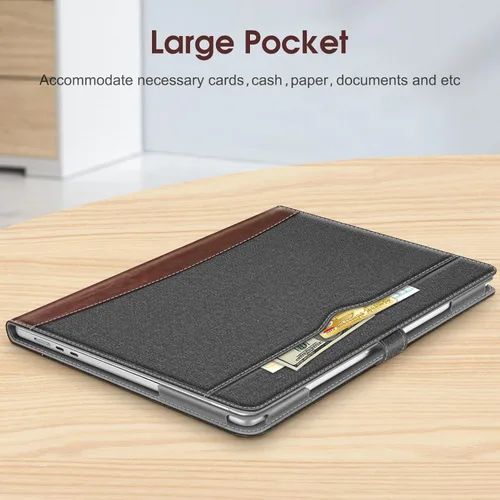 Miniatura 3 de Fintie Funda para MacBook Air de 15 pulgadas A3448 A3241 A3114 A2941 (versión 2023 2024 2025 2026), funda de piel sintética prémium para MacBook Air