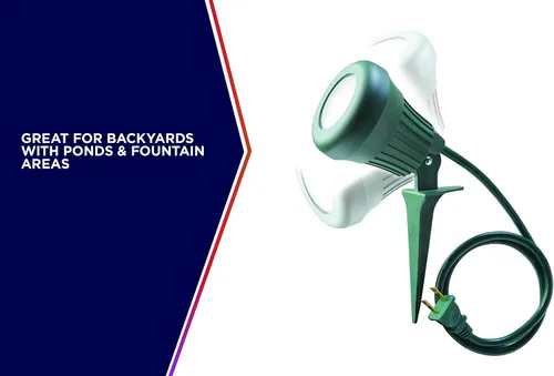 Miniatura 6 de Woods 0434 Luz de 60 Vatios 200 Lúmenes; Resistente a la Intemperie; Estaca de Servicio Pesado; Accesorio Duradero; Enchufe Polarizado con Cable