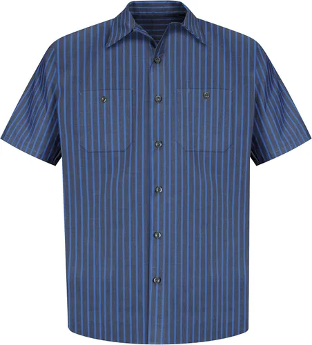 Miniatura 3 de Red Kap - Camisa de trabajo industrial para hombre, ajuste regular, manga corta